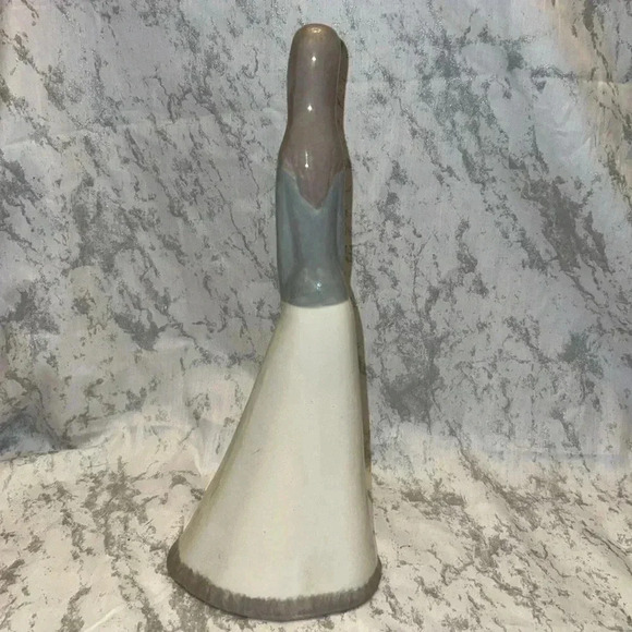 Vintage Glazed Ceramic Girl Figurine - Picture 2 of 3